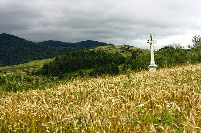 Fields & Cross Nearby the Village